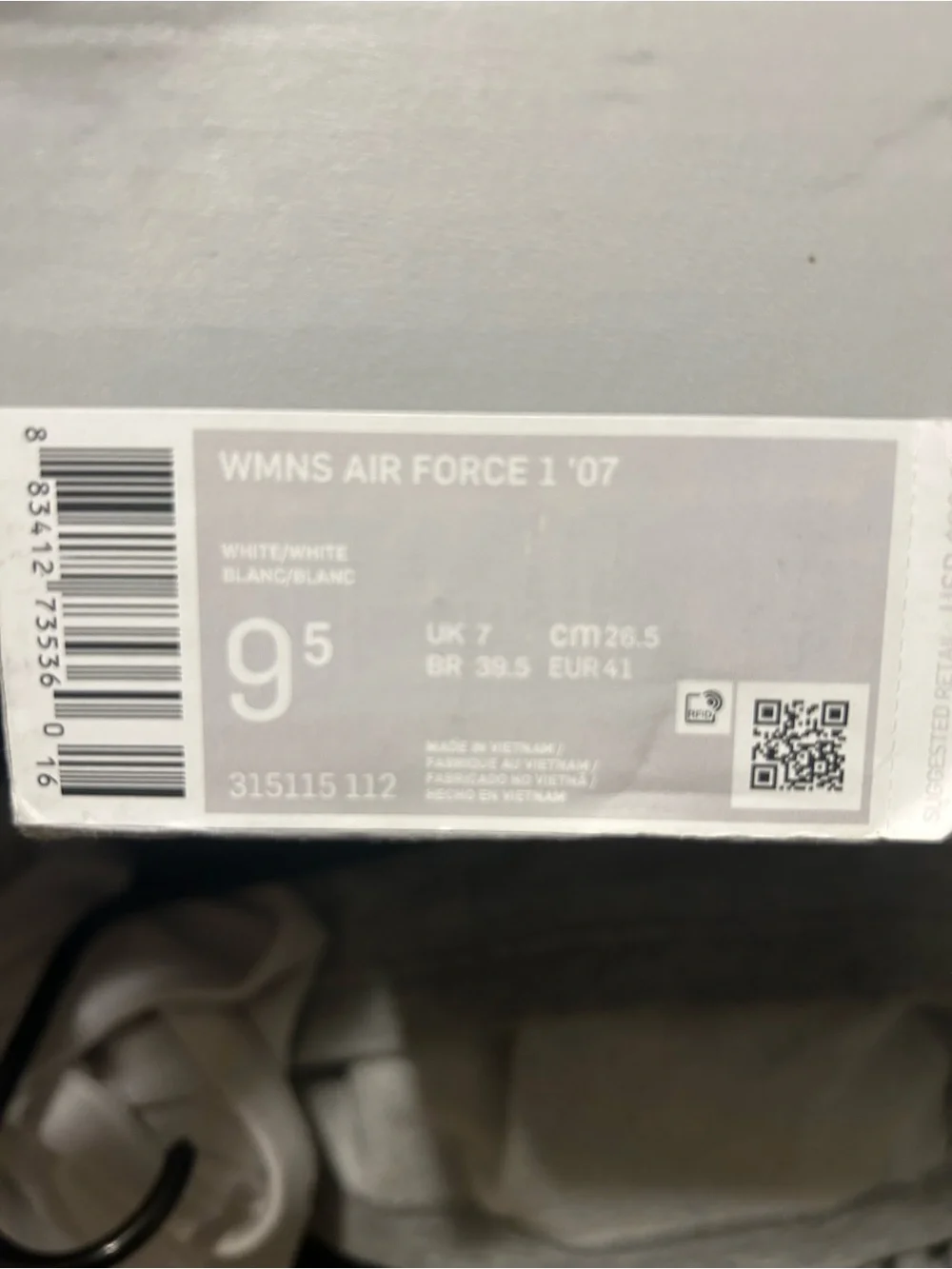 Nike Air Force 1 Low Women’s Sneakers - White